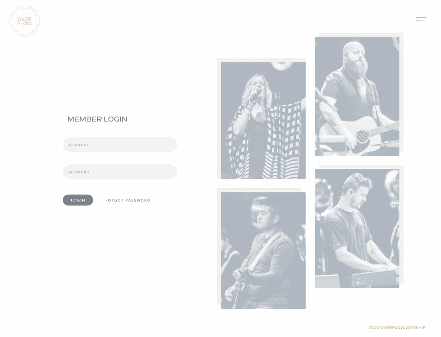 Overflow Worship Login